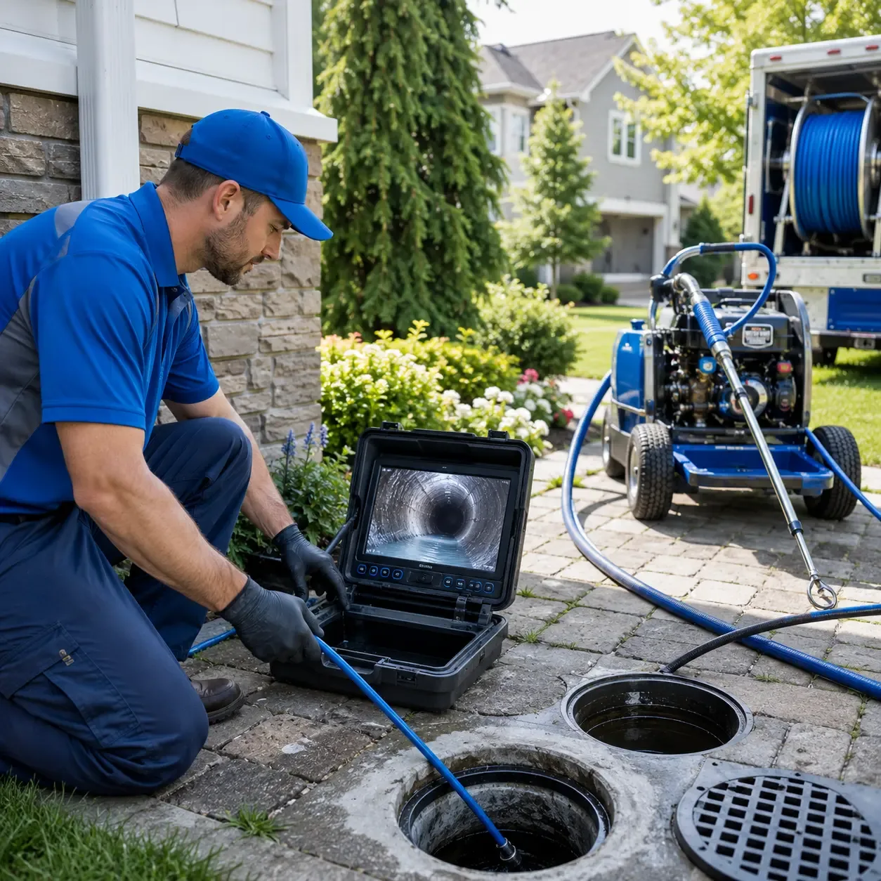 Outdoor drain cleaning professionals serving Bloomfield Hills, MI