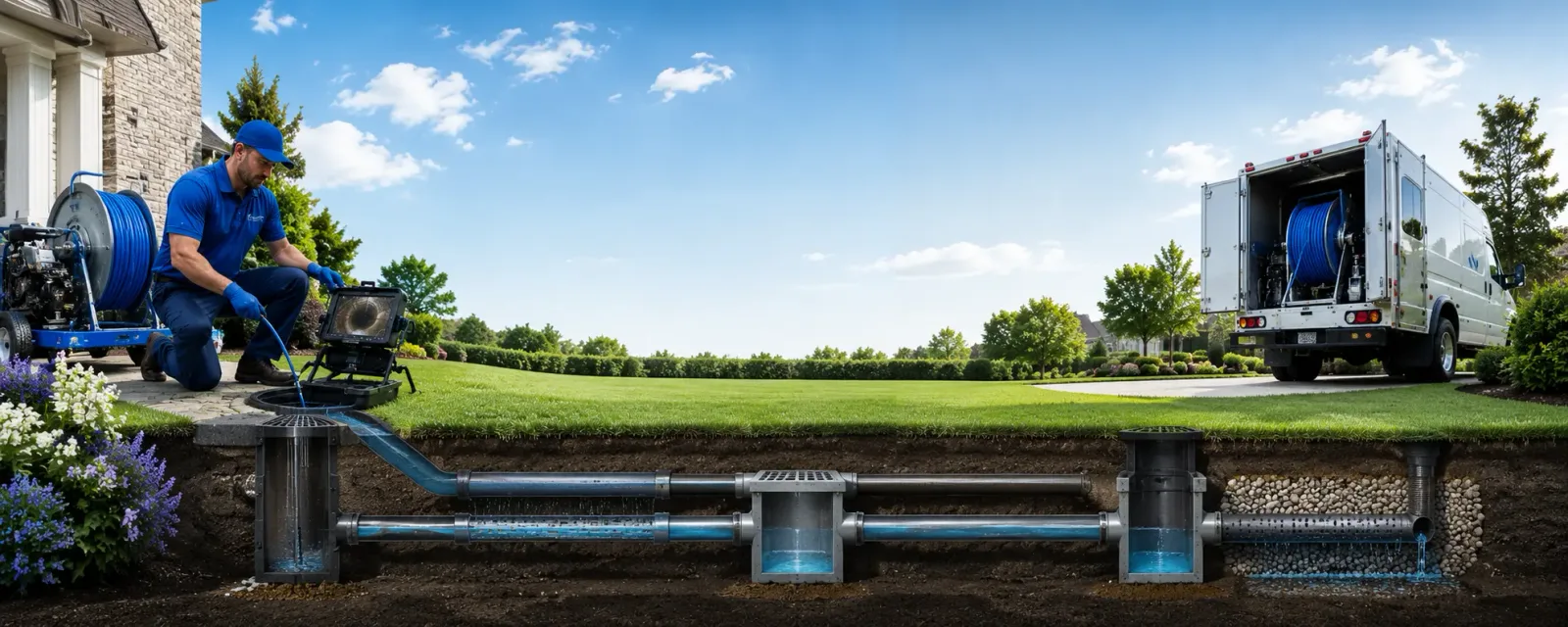Outdoor drain cleaning information for Bloomfield Hills, MI